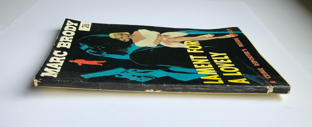 LAMENT FOR A LOVELY Australian crime pulp fiction book 1956